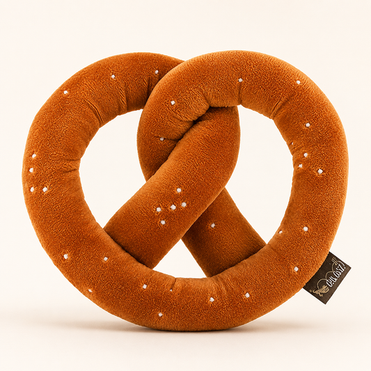 Pretzel Plush Dog Toy